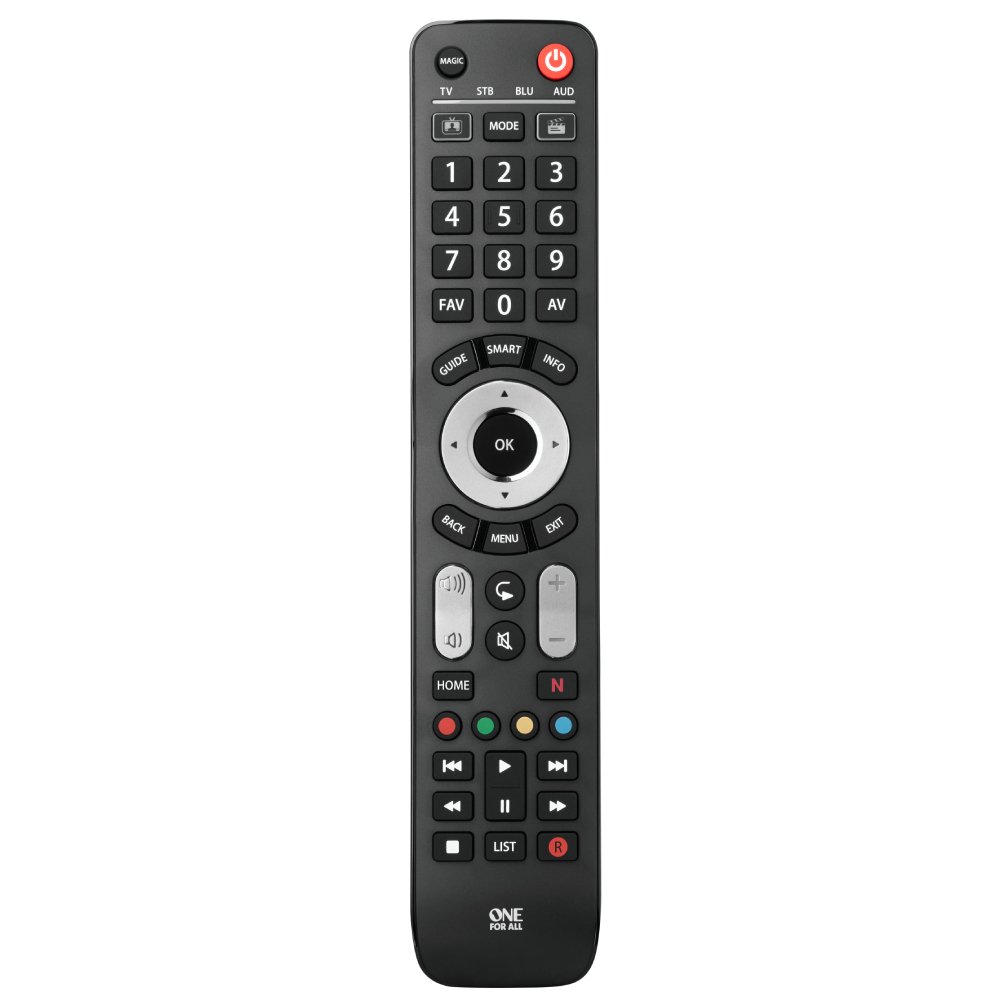 One For All URC7145 Evolve 4 Way Universal Remote Control