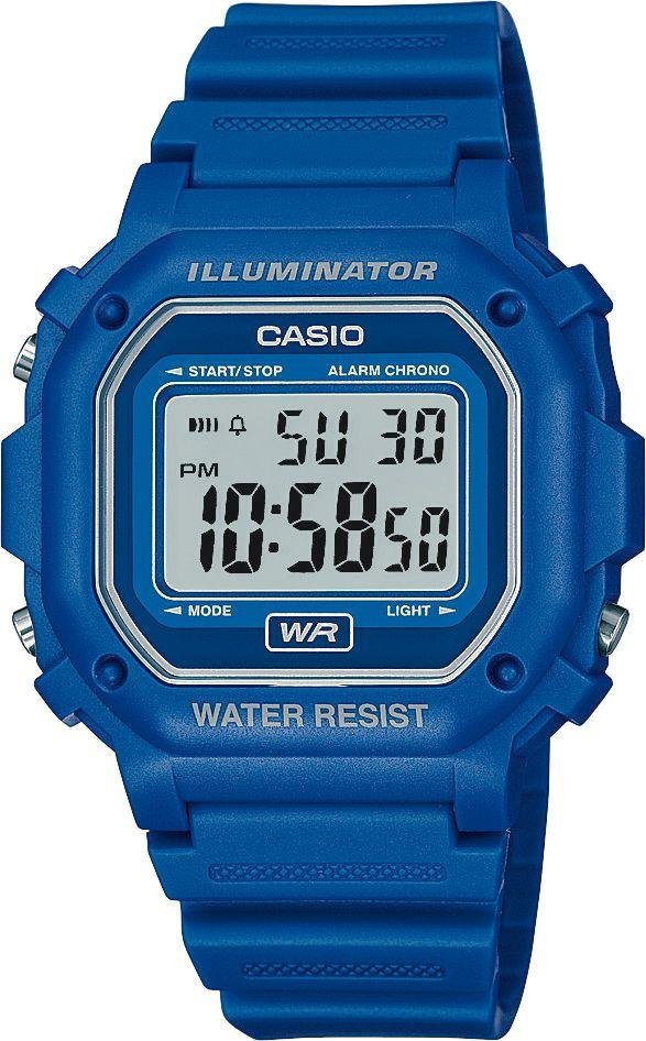 Casio Blue Resin Strap Watch