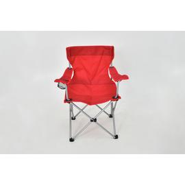 Steel Folding Camping Chair - Red/Blue