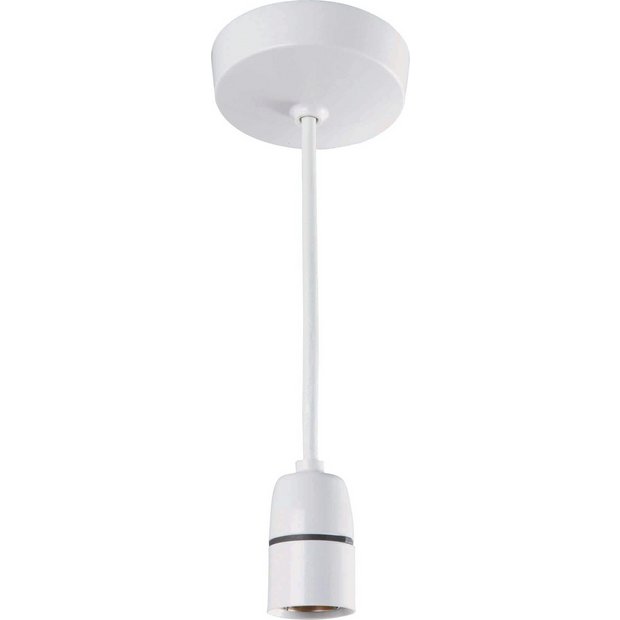 Buy Ceiling Rose With Bc Light Bulb Fitting Ceiling Lights Argos