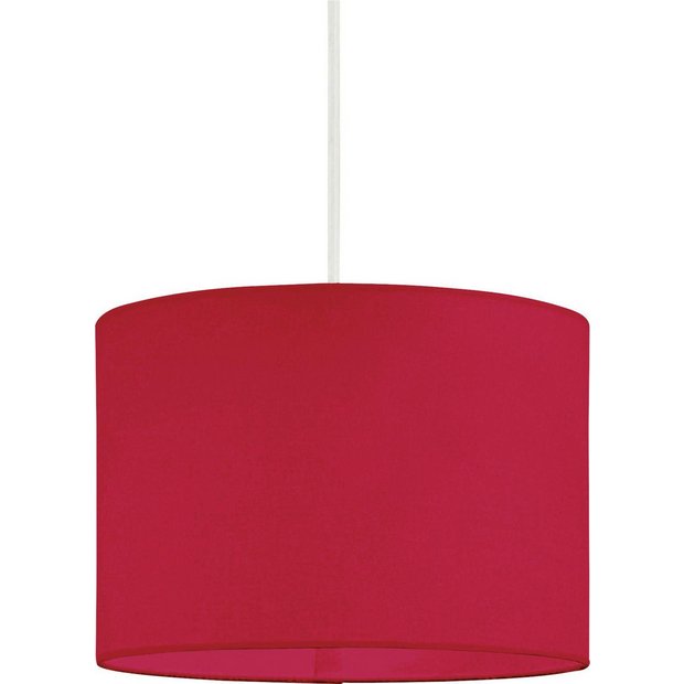 Buy Argos Home Poppy Red Drum Shade Lighting Argos