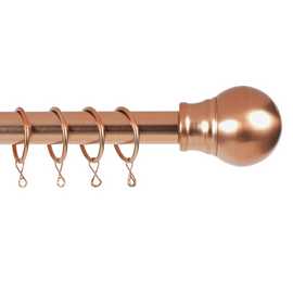 Argos Home Rose Gold Extendable Curtain Pole - 110cm - 300cm