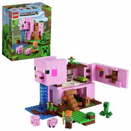 LEGO Minecraft The Pig House Toy & Animal Figures Set 21170