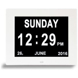 Thoughtfully Designed Dual Display Day Clock