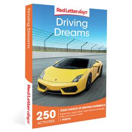 Red Letter Days Driving Dreams For One Gift Experience