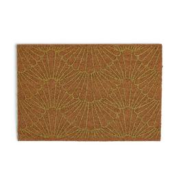 Habitat Fan Metallic Coir Doormat - Gold