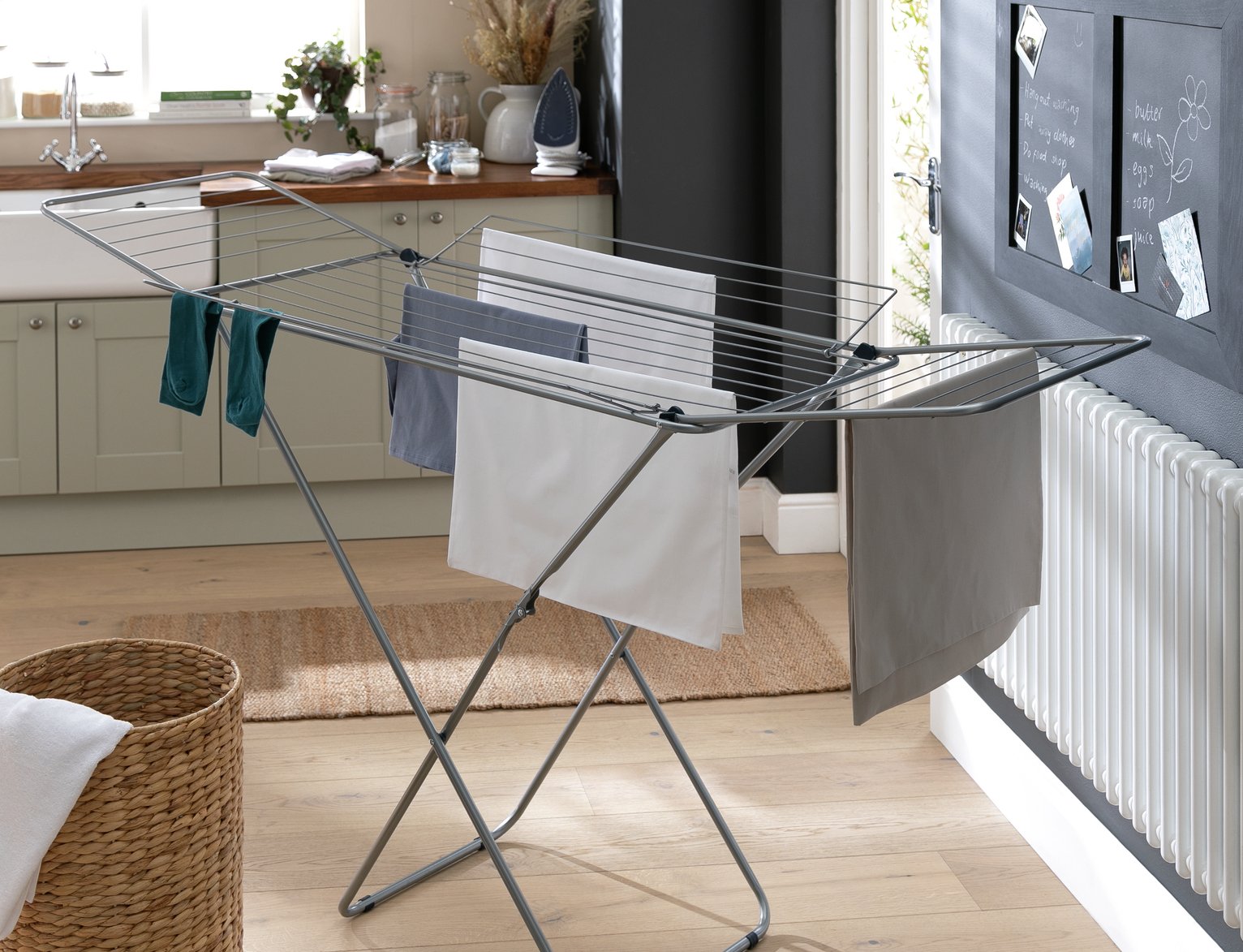 Argos Home 22m Indoor 4 Wing Clothes Airer