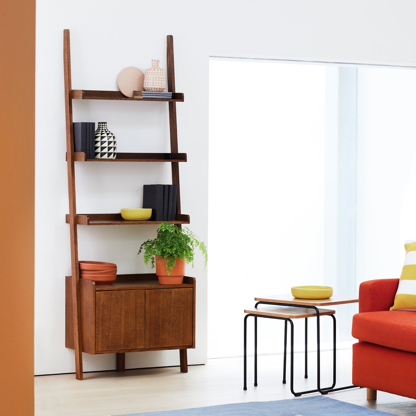 Habitat Jessie 2 Door Ladder Shelf 