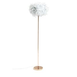 Argos Home Feather Floor Lamp - Grey and Rose Gold