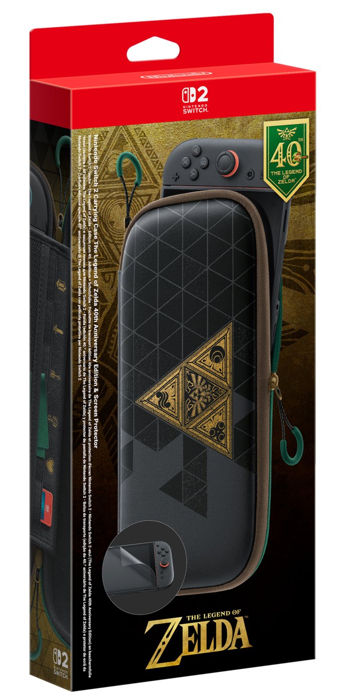 Nintendo Switch 2 Carrying Case Legend of Zelda 40th Anniversary Edn Pre-Order