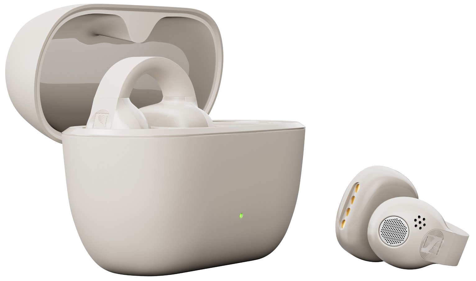 Sennheiser ACCENTUM Clip Open-Ear True Wireless Earbuds - Cream