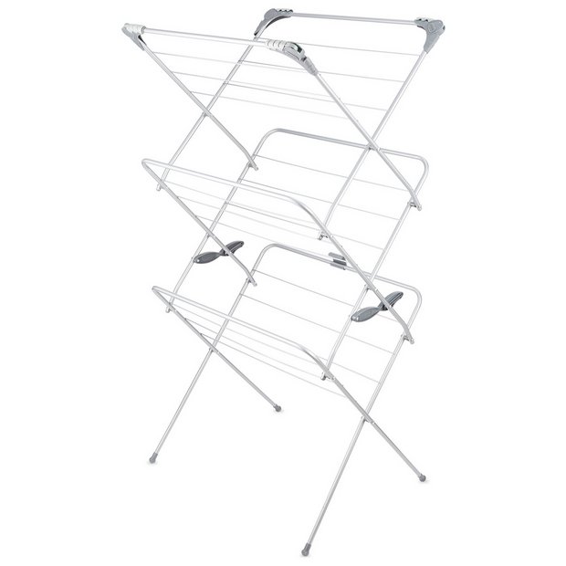 Buy Addis 16m 3 Tier Indoor Locking Airer Clothes airers Habitat