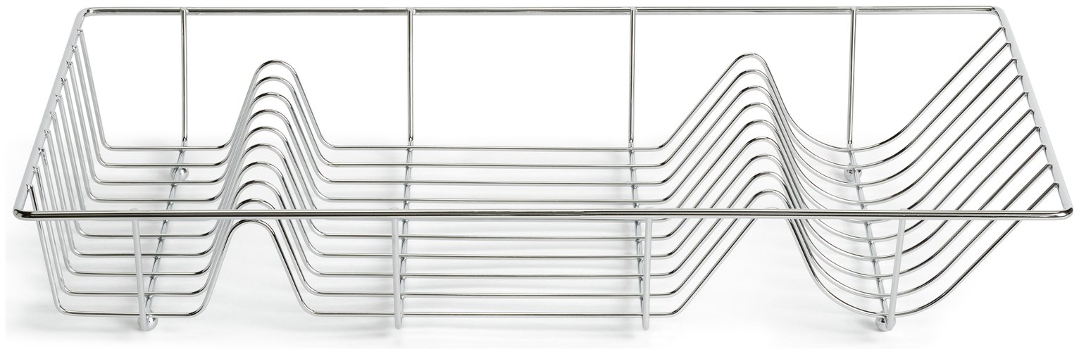 Argos Home Dish Drainer - Silver