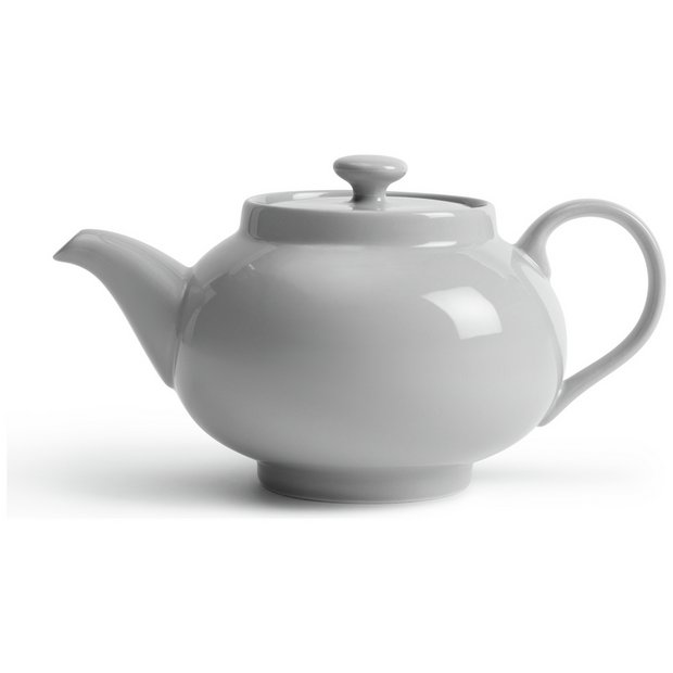 Buy Habitat Ceramic Tea pot - Grey, Teapots