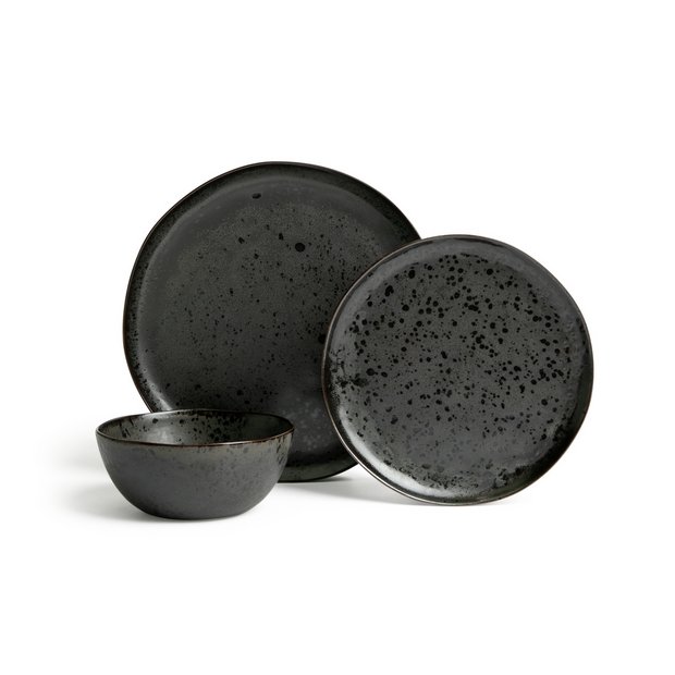 Black dinner outlet plate sets