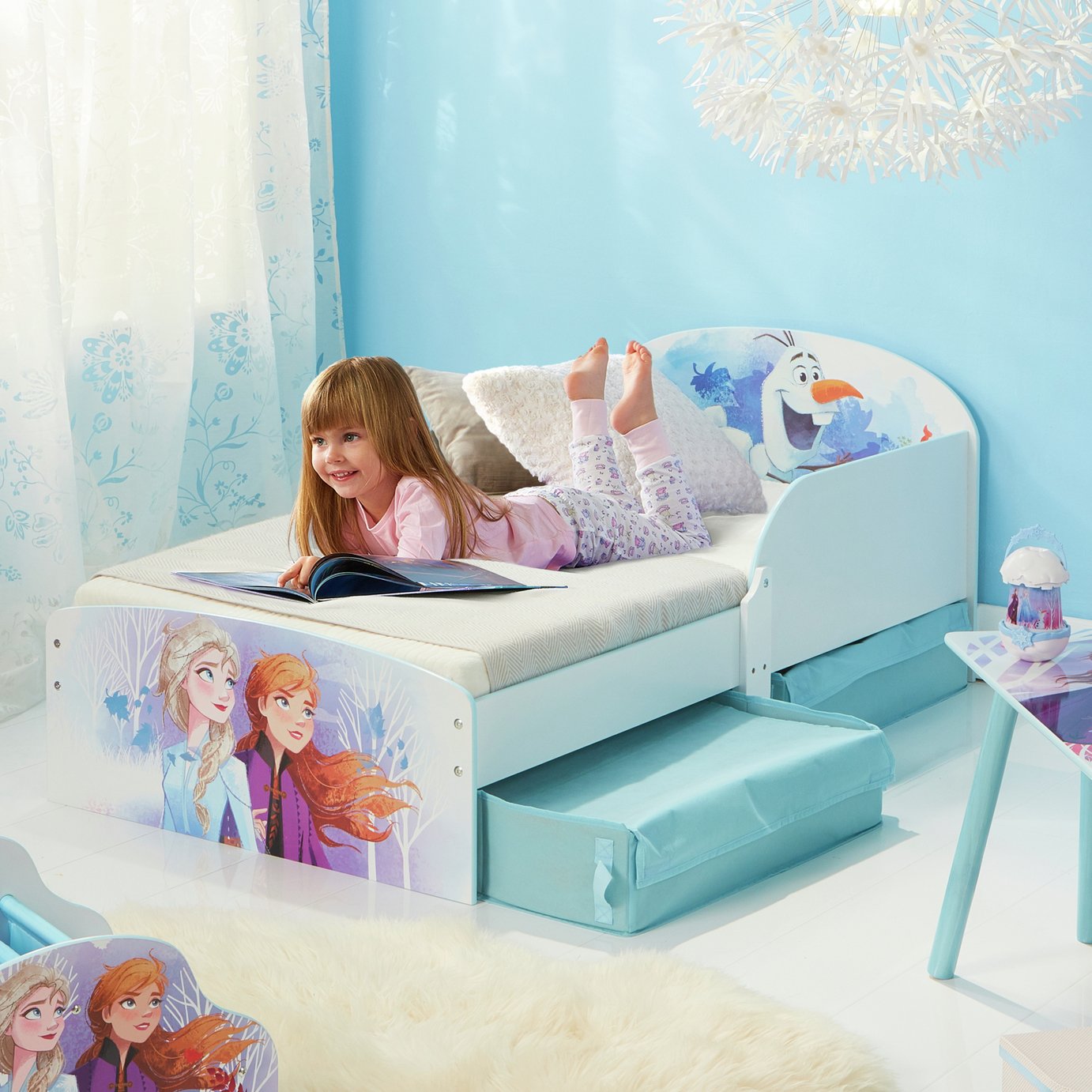 frozen kids bed