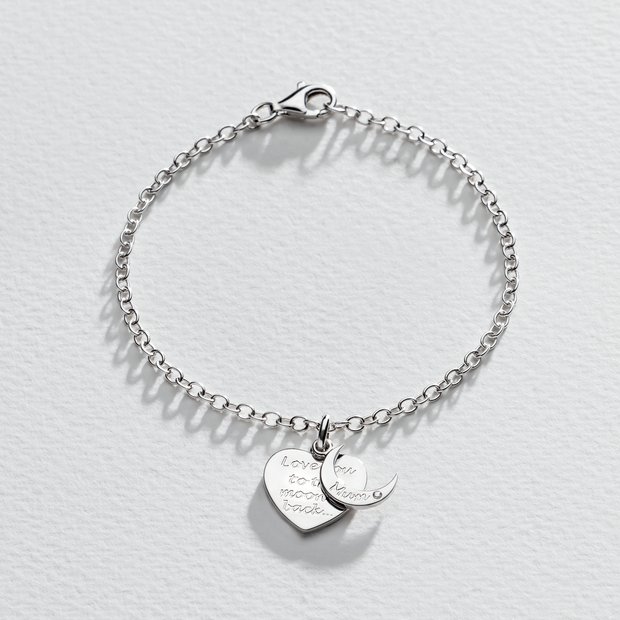 Argos ladies deals silver bracelets