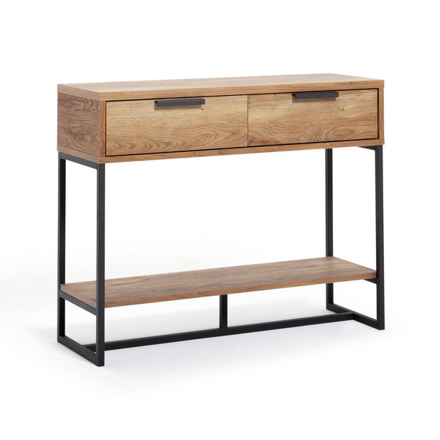 Buy Habitat Nomad Console Table Oak Console tables Habitat