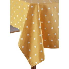 Argos Home Spot Wipe Clean Table Cloth - Mustard