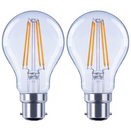 Argos Home 6W LED BC Light Bulb - 2 Pack