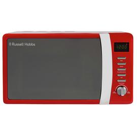 Russell Hobbs Worcester 700W Standard Microwave - Red