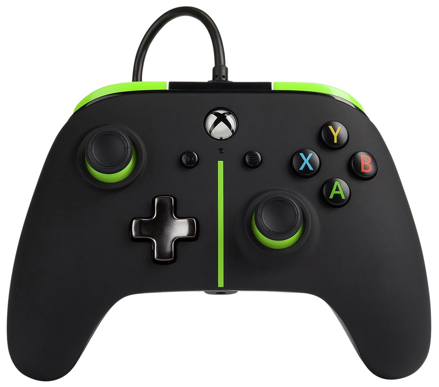black and green xbox one controller