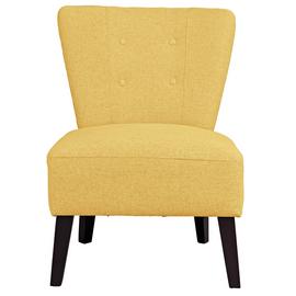 Habitat Delilah Fabric Cocktail Chair - Yellow
