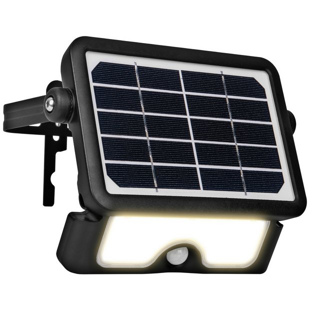 Luceco 5w solar store pir outdoor floodlight