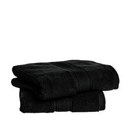 Habitat Supersoft 2 Pack Hand Towel - Black