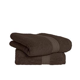 Habitat Egyptian 2 Pack Hand Towel - Walnut