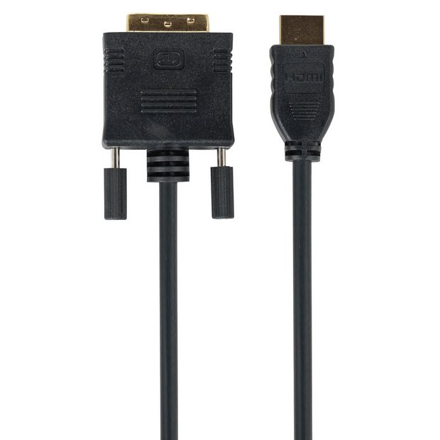 DVI to HDMI Cable Lead to Connect Computer PC Notebook Laptop to