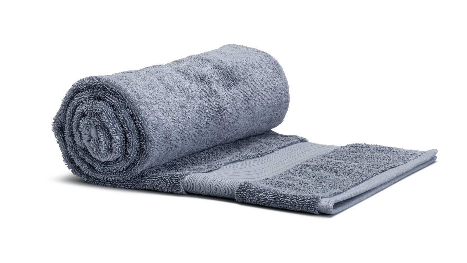 Habitat Egyptian Cotton Bath Sheet - Rustic Blue