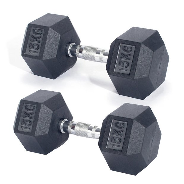 Buy Pro Fitness 15kg Set | Dumbbells Argos