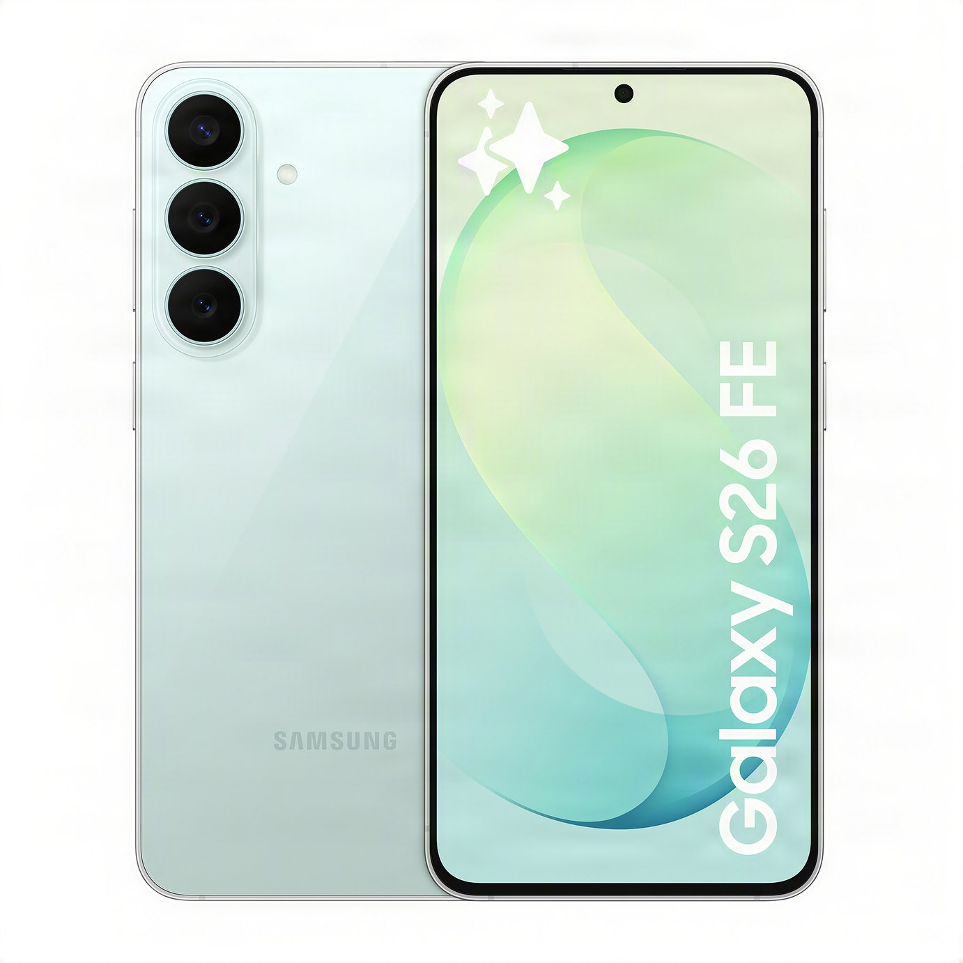 SIM Free Samsung Galaxy S26 FE 5G 128GB AI Mobile Phone - Pistachio