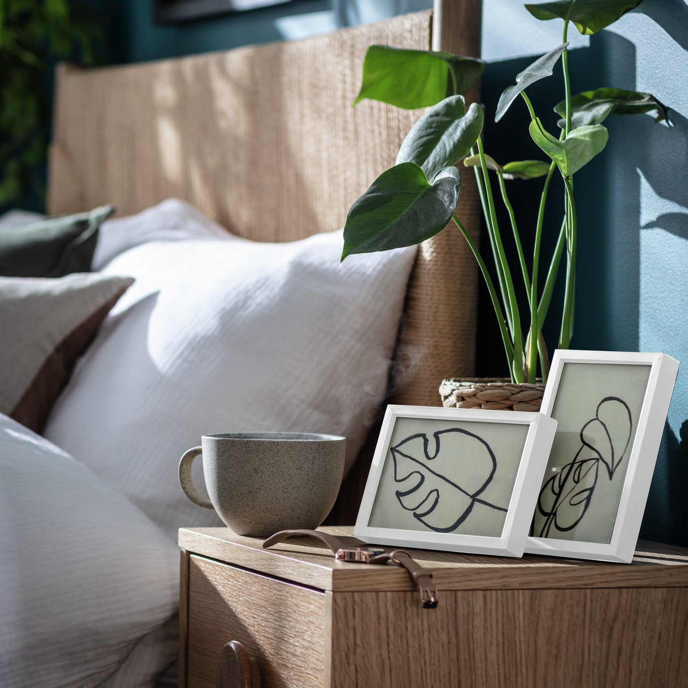 Habitat Aluminus White Metal 2 Pack Picture Frames - 10X15cm