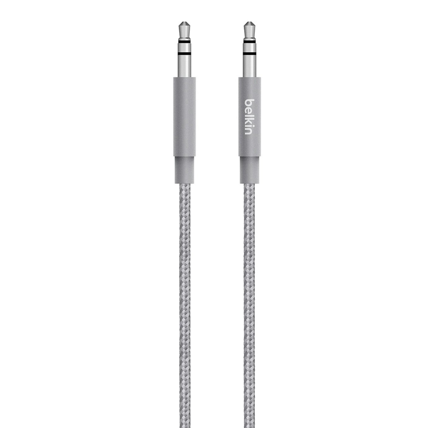 Belkin 3.5mm Premium Braided AUX Cable - Grey