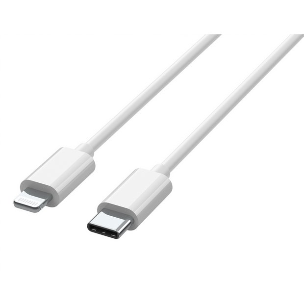 Mobigear Data - Câble USB-C vers Apple Lightning 1 mètre - Blanc 11-8439334  