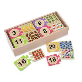 Melissa & Doug Self Correcting Wooden Number Puzzles