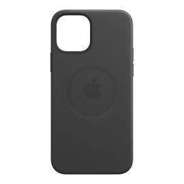 Apple iPhone 12 Pro Max Leather MagSafe Phone Case - Black