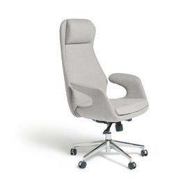 Habitat Alban Fabric Office Chair - Grey