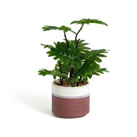 Habitat Artificial Faux Floral in Ceramic Pot - Terracotta