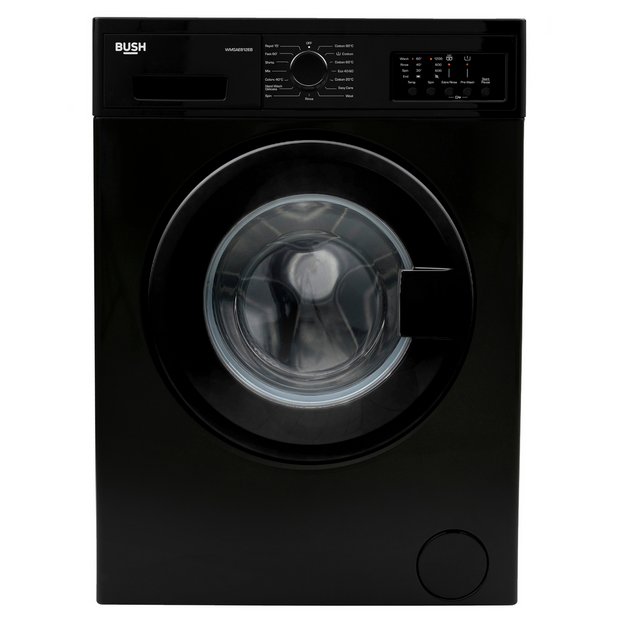 Buy Bush WMSAE812EB 8KG 1200 Spin Washing Machine - Black | Washing machines | Argos