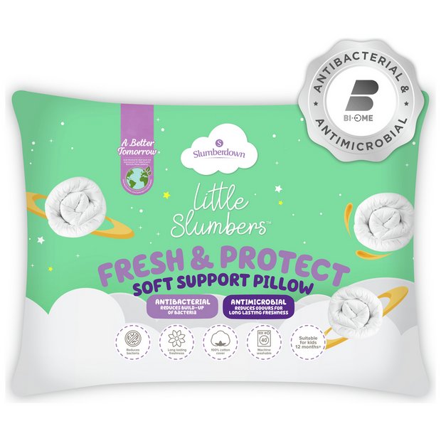 Buy Slumberdown Anti Bacterial Soft Support Pillow Toddler