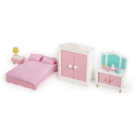 Doll House Wooden Bedroom Set
