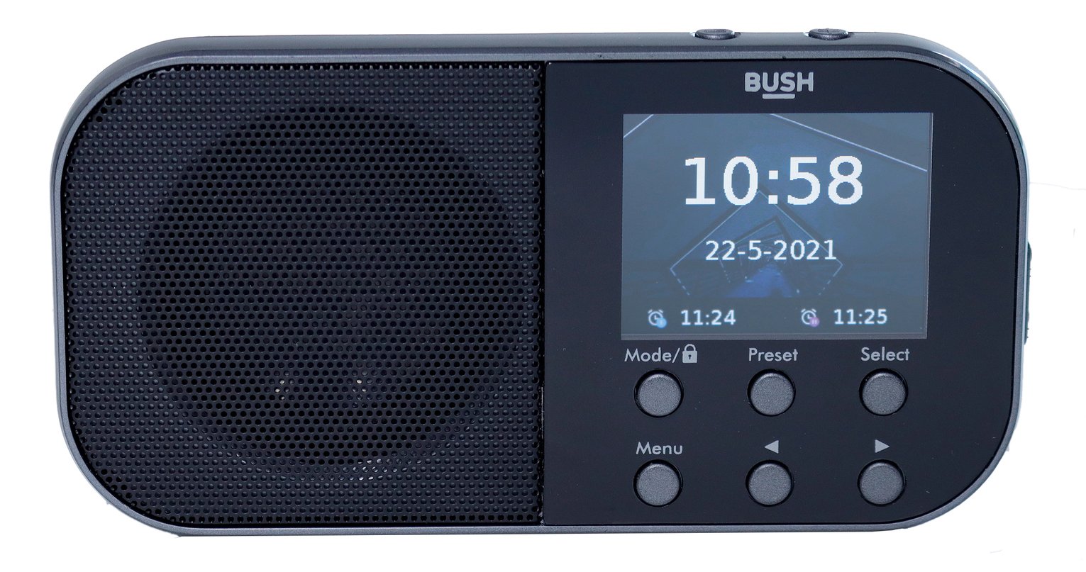 Bush Compact Digital DAB/DAB+ FM Portable Rechargeable Radio