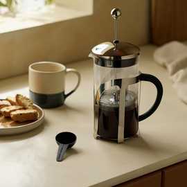 Habitat 8 Cup 1000ml Cafetiere - Chrome