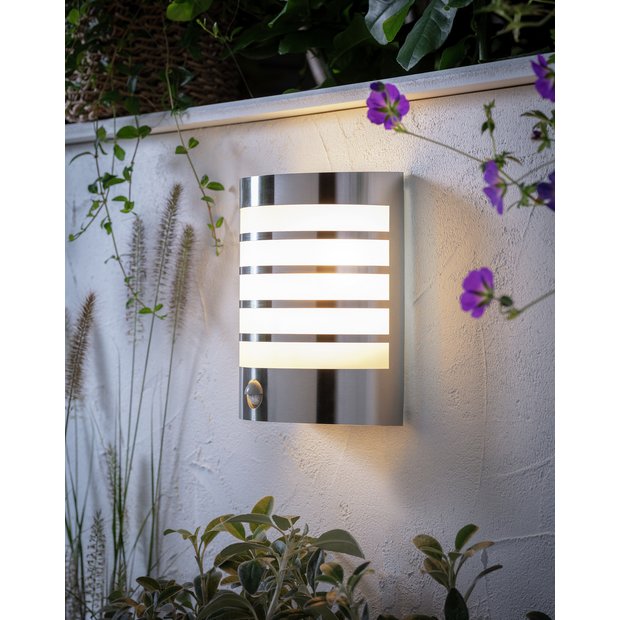 Argos outdoor solar wall shop lights