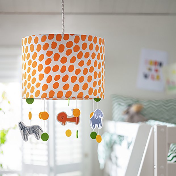 Argos deals silver lampshade