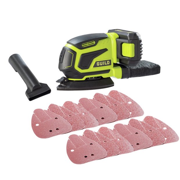 200W 4-in-1 Multi-Sander with 2 Orbital bases, Finger sanding attchment and  Sanding sheets