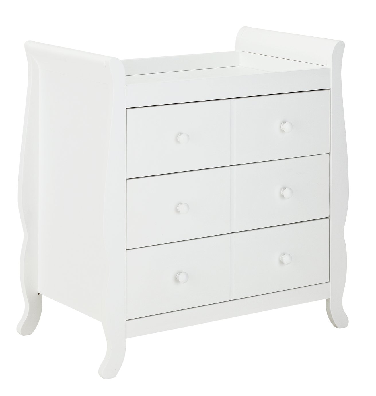 Cuggl Westbury Chest Nursery Drawer - White